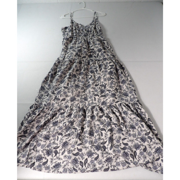 BB Dakota Tiered Maxi Dress Medium Tank Floral Boho Hippie Cottage Core - Picture 8 of 16